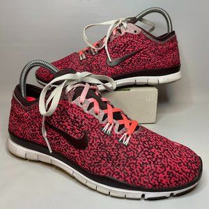 Nike Womens Free TR Fit 4 629832-604 Pink Lace Up Running Sneaker Shoes Size 7